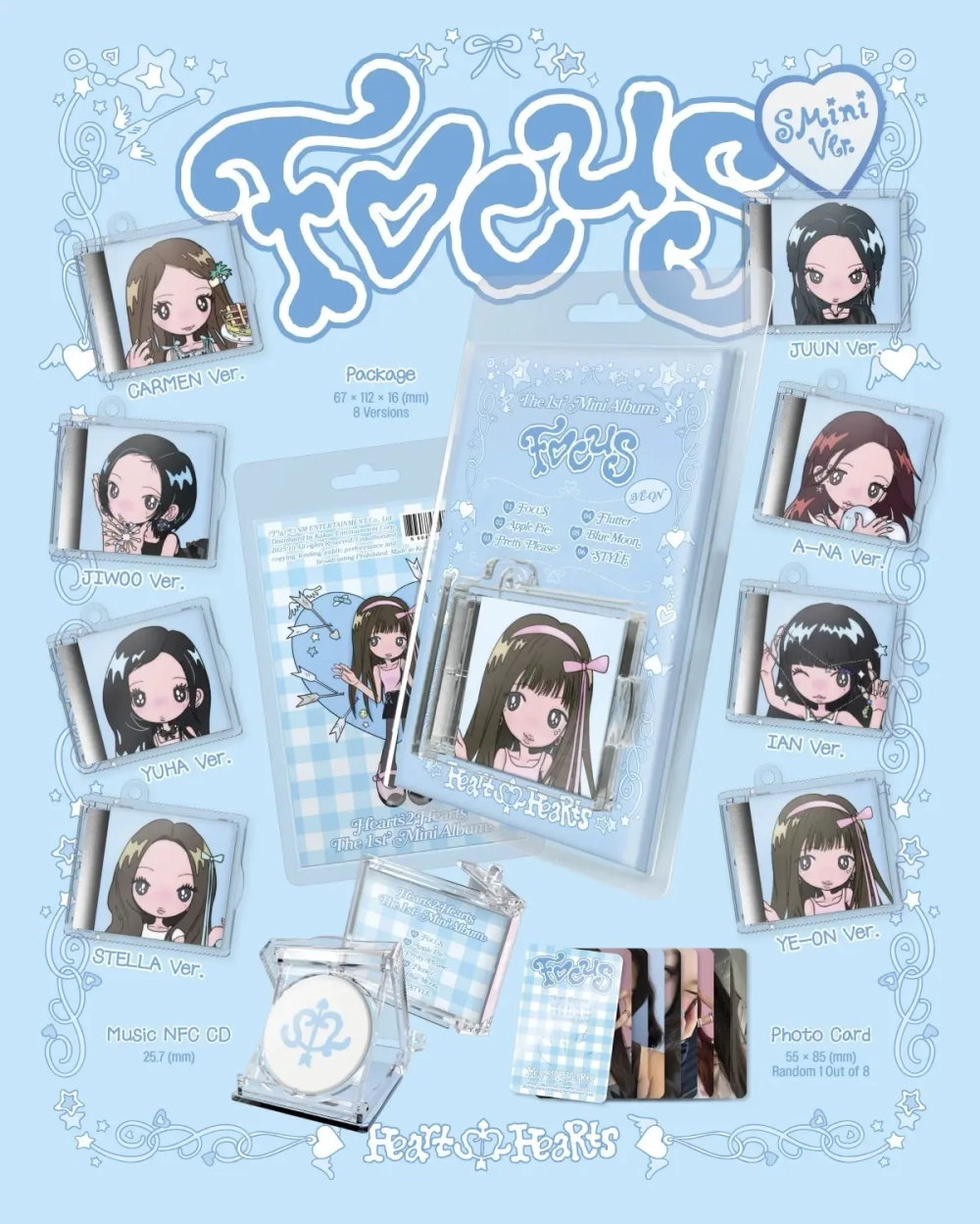 Альбом HEARTS2HEARTS - FOCUS [SMini ver.]