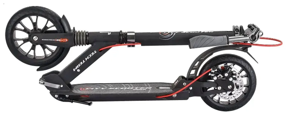 Самокат Tech Team City scooter Disk Brake grey
