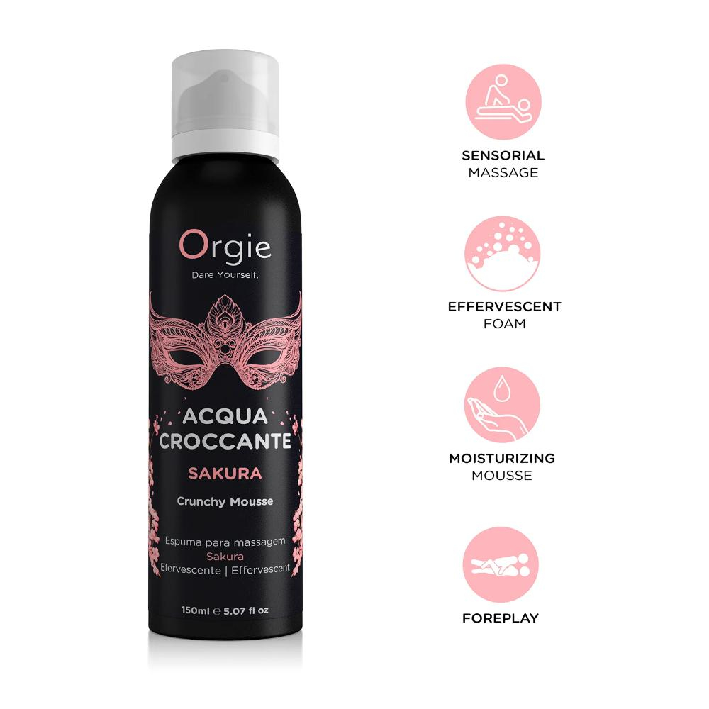 Массажный мусс "ACQUA CROCCANTE SAKURA" Orgie (150 мл)