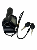 Ручка газа с дисплеем и замком зажигания 7pin для Kugoo Wish 01