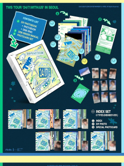(ПРЕДЗАКАЗ) товары TWS - 247:WITH:US TOUR IN SEOUL + INDEX SET SHINYU Version