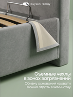 Кровать БайСтронг (велюр)