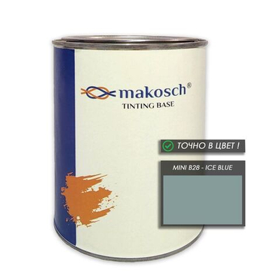 Автоэмаль makosch/MINI B28, Базовая эмаль, голубой, база, 800мл.