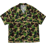 A Bathing Ape Bathing Ape Shirts Button Camouflage Hawaii Moderate Summer 0zxsrm304321q зеленый
