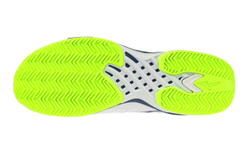 Мужские кроссовки теннисные Mizuno Wave Exceed Tour 7 CC - white/dazzling blue/light yellow