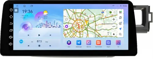 Магнитола для Honda Stepwgn 5 2015-2021 - FarCar S500-TS18 монитор 12.3" 2K QLED на Android 14, Быстрая, CarPlay, 4G SIM-слот