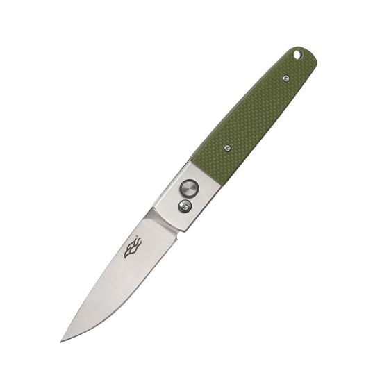 Складной нож Firebird by Ganzo F7211 зеленый G7211-GR c клинком из стали 440C, рукоять G10