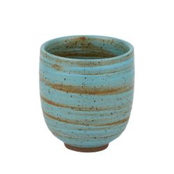 Чашка 220 мл кофейная без ручки голубая Ceremony Barista d 7,2 см h8,2 см P.L. Barbossa [1]