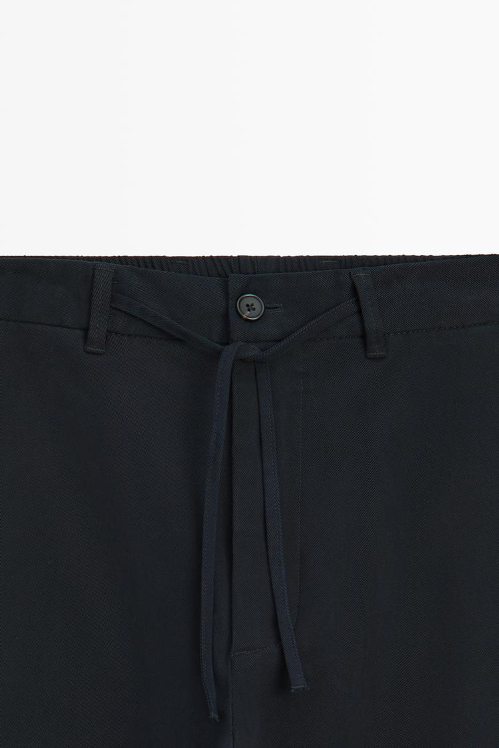 Massimo Dutti Брюки-джоггеры, темно-синий