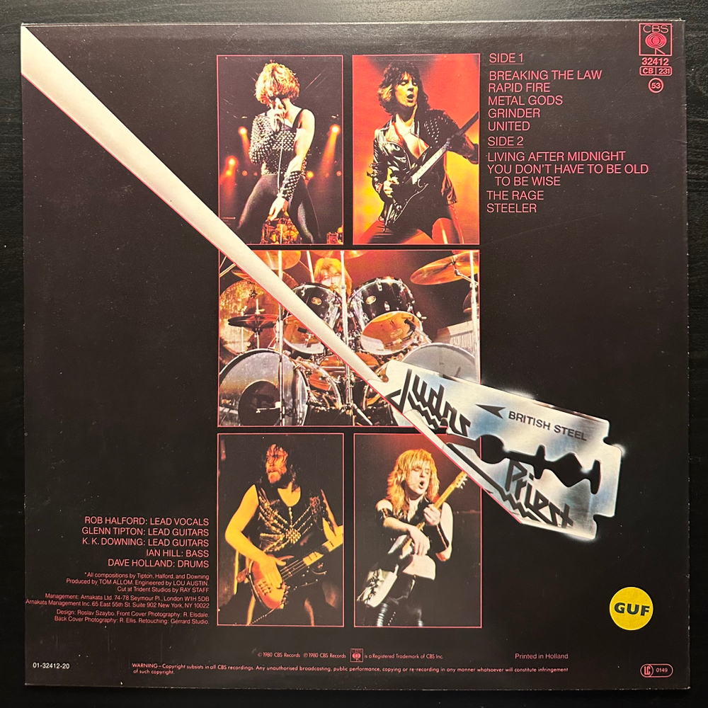 Judas Priest - British Steel (Голландия 1980г.)