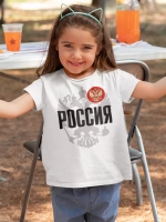 Футболка с гербом России