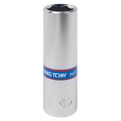Головка торцевая глубокая шестигранная 1/4", 11 мм KING TONY 223511M