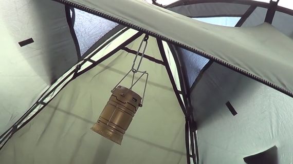 Палатка Canadian Camper RINO 4, цвет forest, вентиляция.