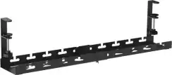 Кабель-канал Cactus CS-CM-700-1BK CS-CM-700-1 для столов 72.8x13x19см черный