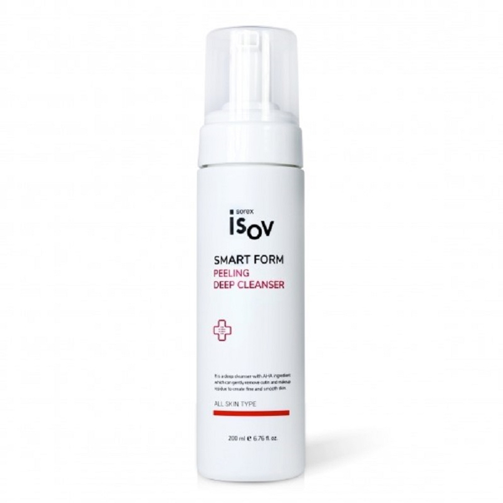 ISOV Sorex Smart Foam Peeling Cleanser | Пенка с АНА кислотами, 200 мл