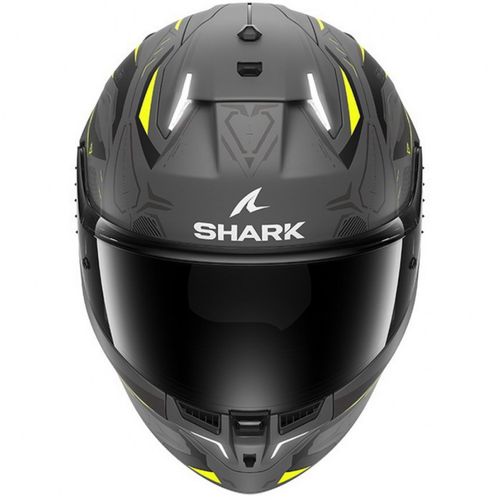 Купить Мотошлем Интеграл Shark Skwal i3 Linik / Матовый / Серо-желтый