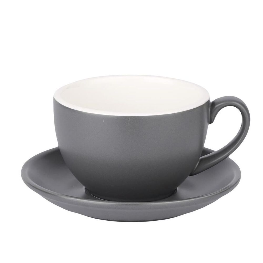 Чайная пара 370 мл серая матовая d 10,9 см h7,2 см Barista (Бариста) P.L. Proff Cuisine [6]