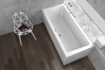 Ванна акриловая прямоугольная KOLPA-SAN ELEKTRA 180x80, BASIS в комплекте с каркасом
