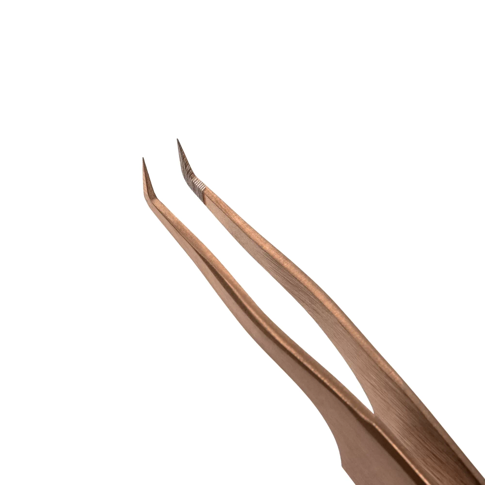 Пинцет с лазерной заточкой L 5 мм Grace Elegante Bronze Lovely