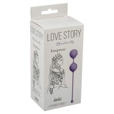 Вагинальные шарики Love Story Empress Lavender Sunset (Цвет: фиолетовый)
