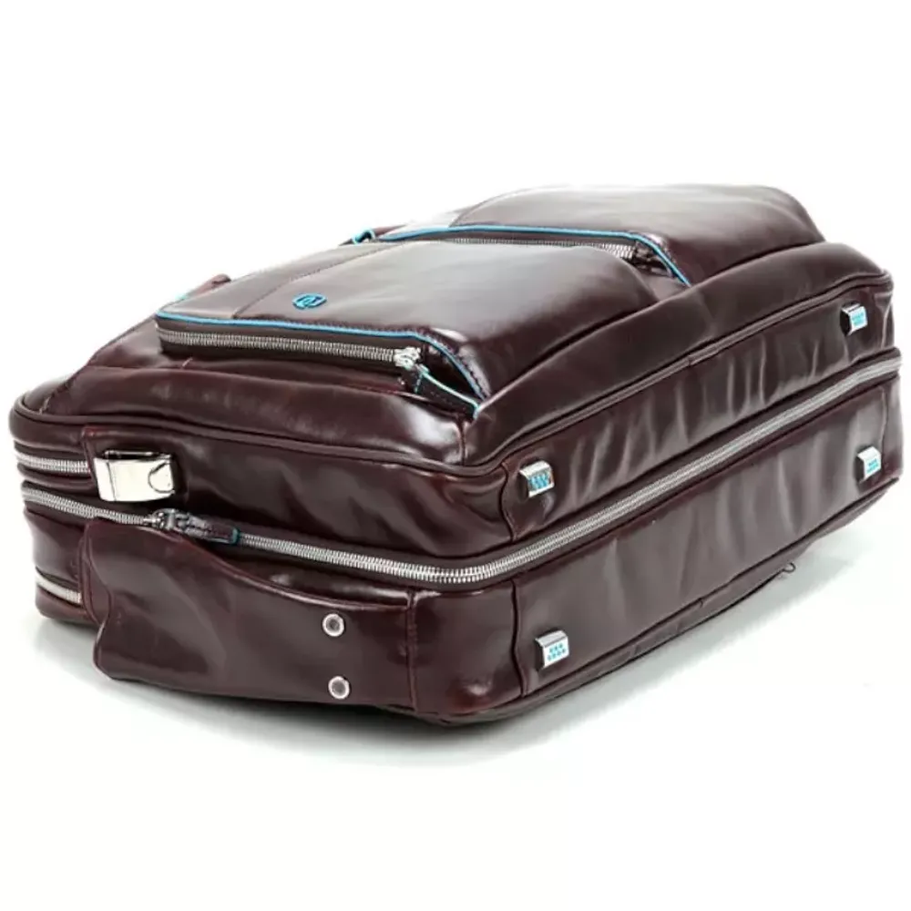Сумка мужская Piquadro Blue Square из коричневой кожи (CA2765B2/MO) 4