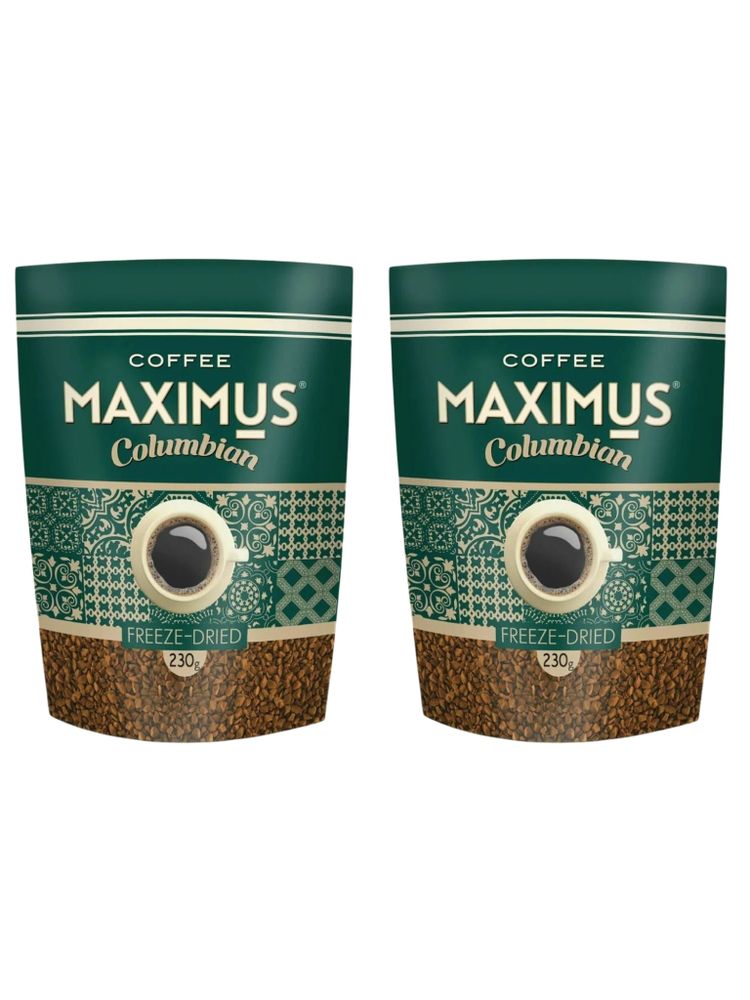 Кофе растворимый Maximus Columbian 230 г x 2 шт