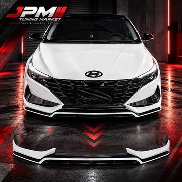 Накладка на передний бампер GT Hyundai Elantra 2020-2023