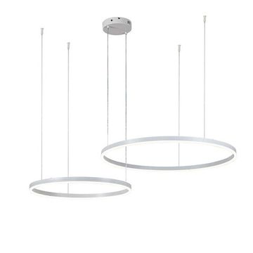Подвесная люстра 105W 3000K-5500К V000029L 14001/2P White белый Galass Indigo