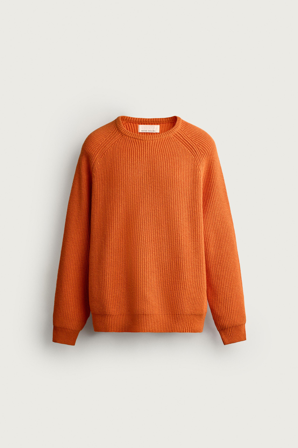 СВИТЕР ИЗ ХЛОПКОВО-ШЕРСТЯНОГО ТРИКОТАЖА — ZARA