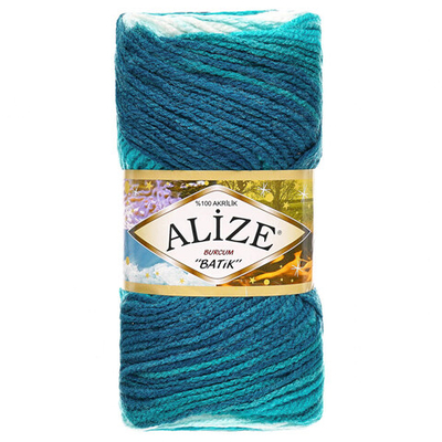 Пряжа Alize (Ализе) Burcum Batik / уп.5 мот. по 100 г, 210м, 1892 секционный A