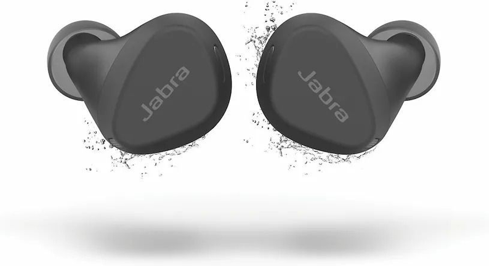 Наушники Jabra Elite 4 с активным шумоподавлением, черные (Из Финляндии)