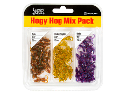 Набор съедобных приманок Lucky John HOGY HOG 0.8in (20 мм), 75 шт.
