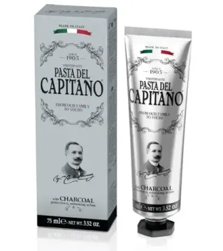 Pasta del Capitano Зубная паста 1905 Charcoal / 1905 С древесным углем 75 мл