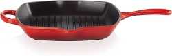 Le Creuset Чугунная сковорода-гриль диаметром 26 см вишневого цвета. 20183260600422