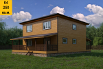 Каркас дома 10 x 15 м
