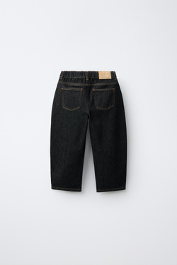 ZARA ЗАУЖЕННЫЕ ДЖИНСЫ, ЧЕРНЫЙ