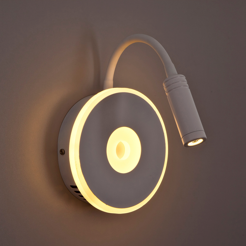 Настенный светодиодный светильник LED4U L8102-2 WH