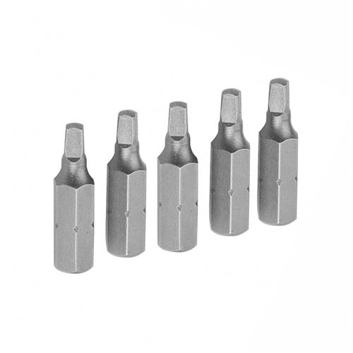 TOLSEN (TT20280) Набор вставок (бит) торцевых 1/4", Square, S2, 25 мм, 5 предметов