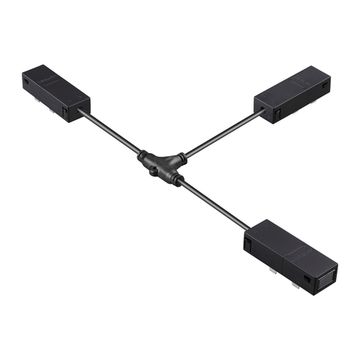 Гибкий токопроводящий соединитель "T" 135314 черный Port Vector Novotech