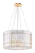Люстра подвесная NewRgy 8777/6G GOLD, 6×40 Вт, золотая