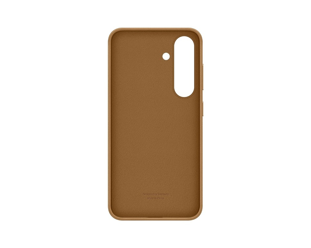 Накладка для Samsung Galaxy S25 MagSafe Kindsuit Case кожанный светло-коричневый