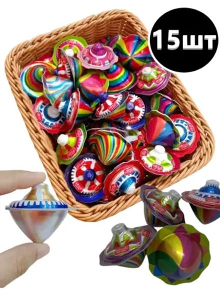 Жевательный мармелад с фруктовым джемом Волчки 18г * 15шт