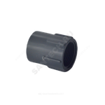 Муфта НПВХ Дн 32х1" Ру16 серая напорная ВР под клеевое соединение Aquaviva FTH032C