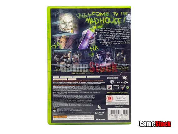 Xbox 360 Batman Arkham Asylum (Б/У, Английская версия)