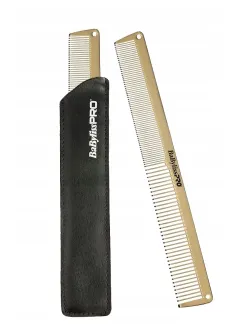 Расческа металлическая BaByliss PRO METAL GOLD M3842E