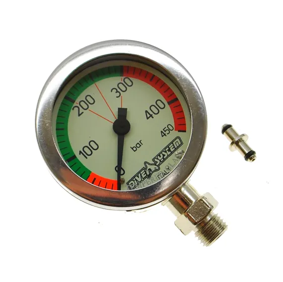 Манометр маталический Dive System 450 bar