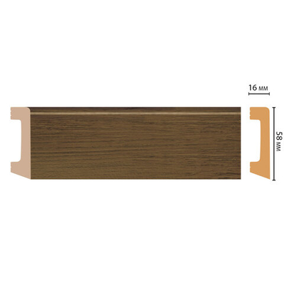 Плинтус Decomaster D234 D234-88 ДМ