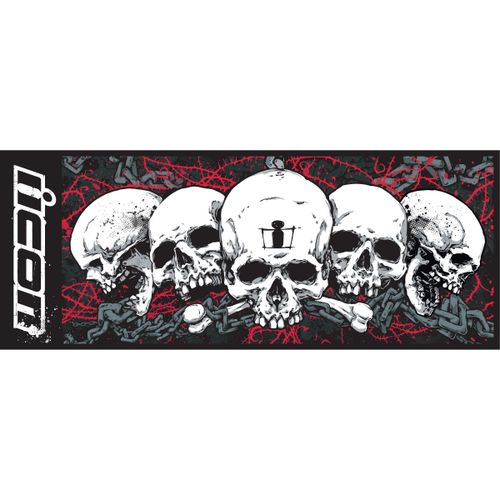 Купить Аксессуары Коврик Icon Scull Pit Mat / Черно-красный