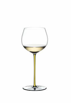 Бокал для белого вина с желтой ножкой 620мл Riedel Fatto a Mano Oaked Chardonnay