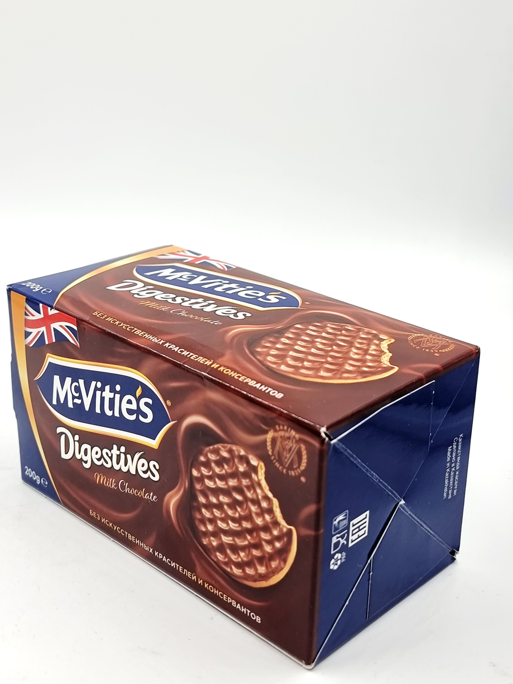 Печенье Mcvitie's Digestives цельнозерновое с молочным шоколадом, 200г